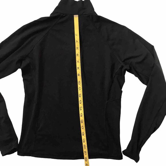 Mountain Hardwear Women's 1/2 Zip Pullover Top Black Size Small S Active Outdoor - Picture 9 of 10